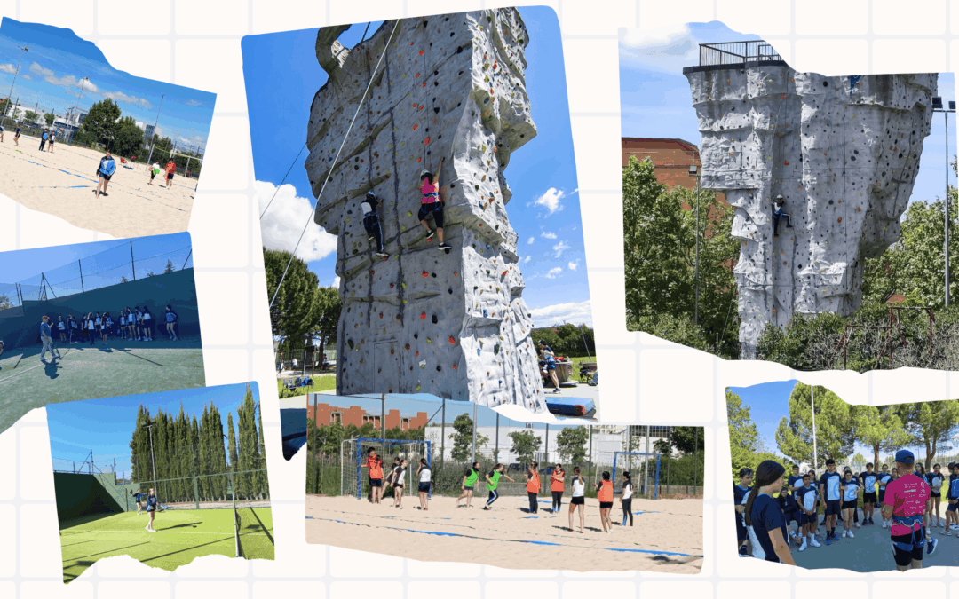 Alumnos de 2°de ESO en las instalaciones deportivas de la UAH