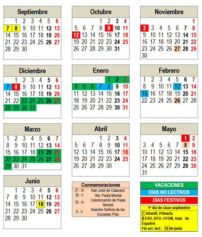 calendario escolar 2026-27